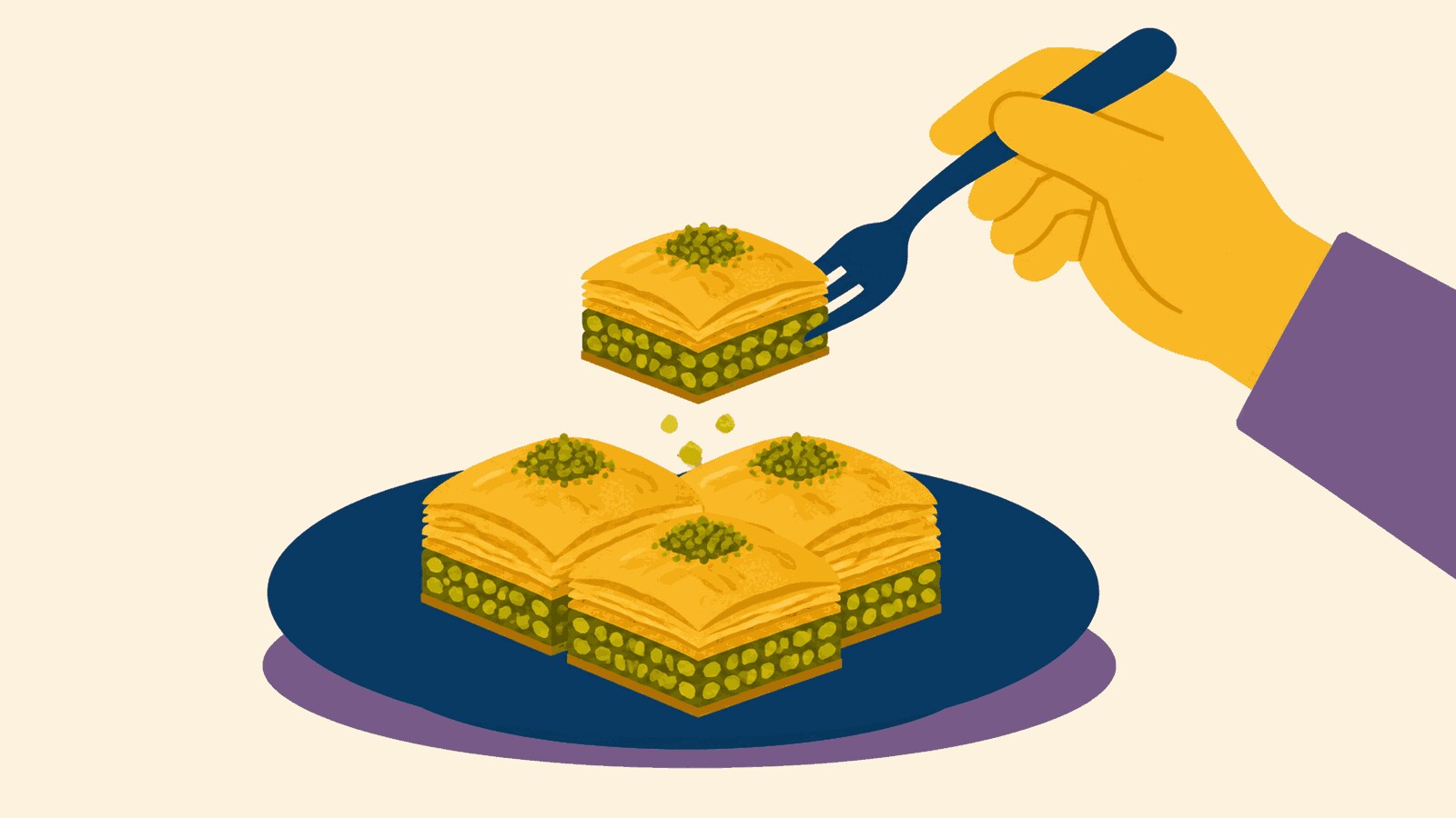 Rüyada baklava yemek