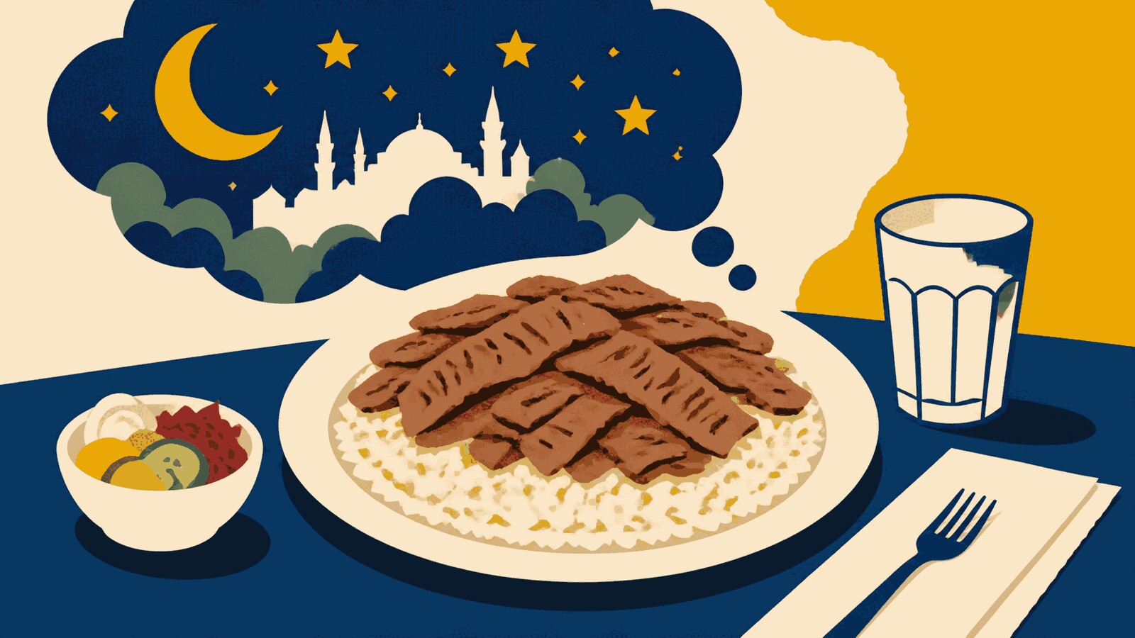 Rüyada pilav üstü döner görmek