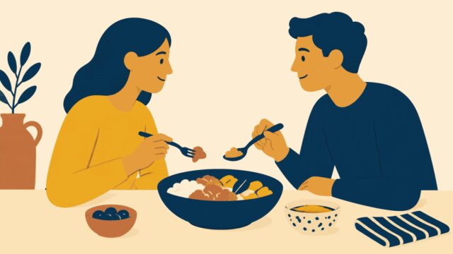 Rüyada birisiyle beraber yemek yemek