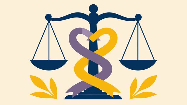 Terazi burcu ve yakınlık konusunu anlatan düz renkli editoryal illüstrasyon.
